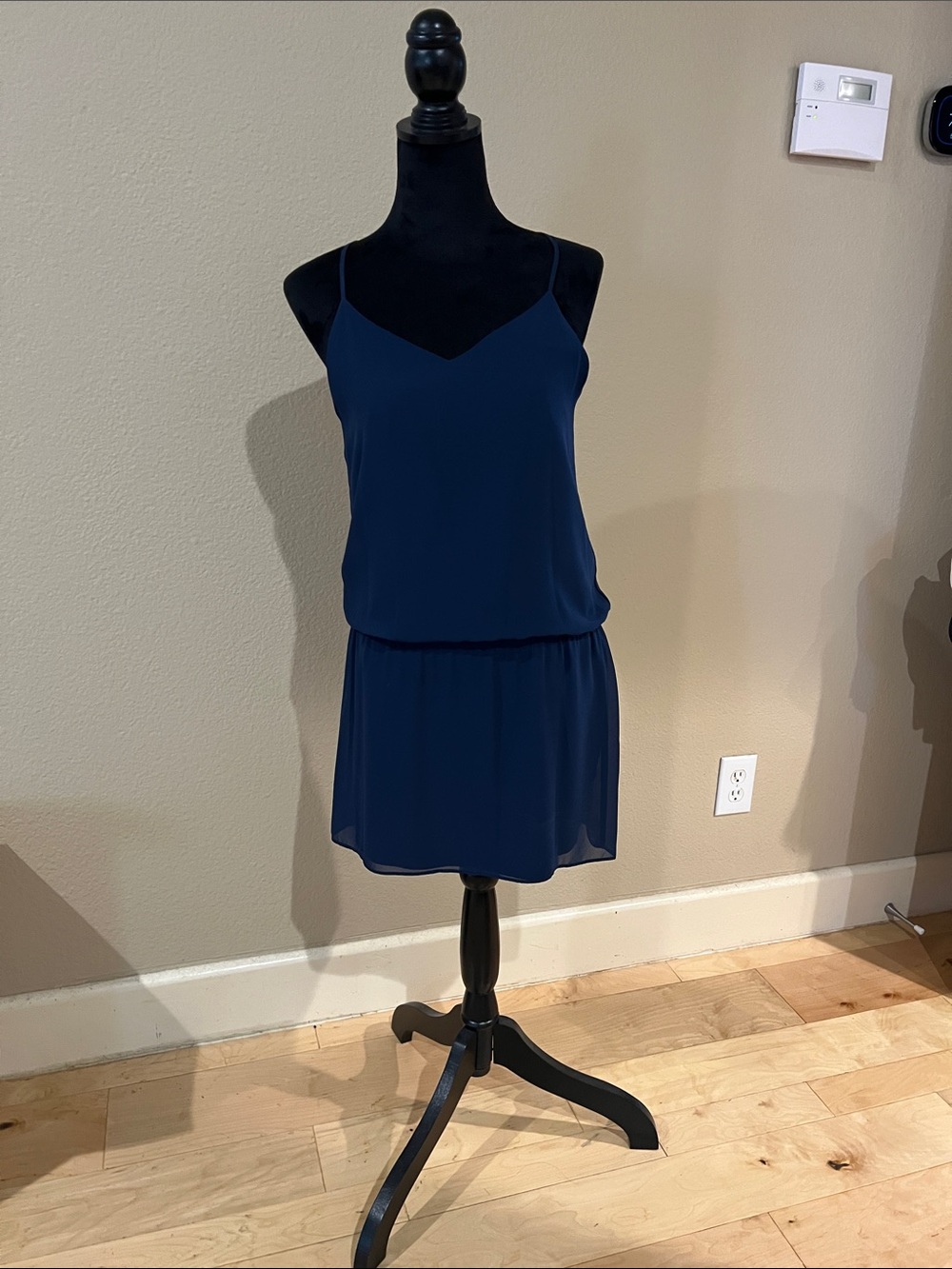 NWT Haute Hippie Navy Spaghetti Strap Summer Dress size small